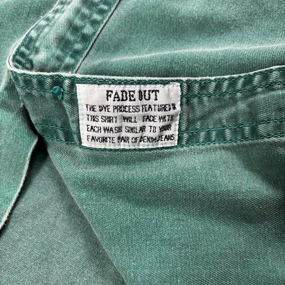 VTG Silicon Graphics Computer Systems Mens Button Down Shirt Green Sz XL Tech - Picture 4 of 7